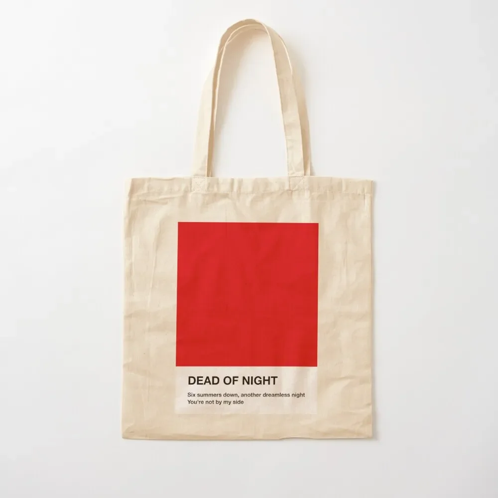 

Orville Peck Dead of Night Pantone Lyrics Tote Bag university shopper bag Canvas bag