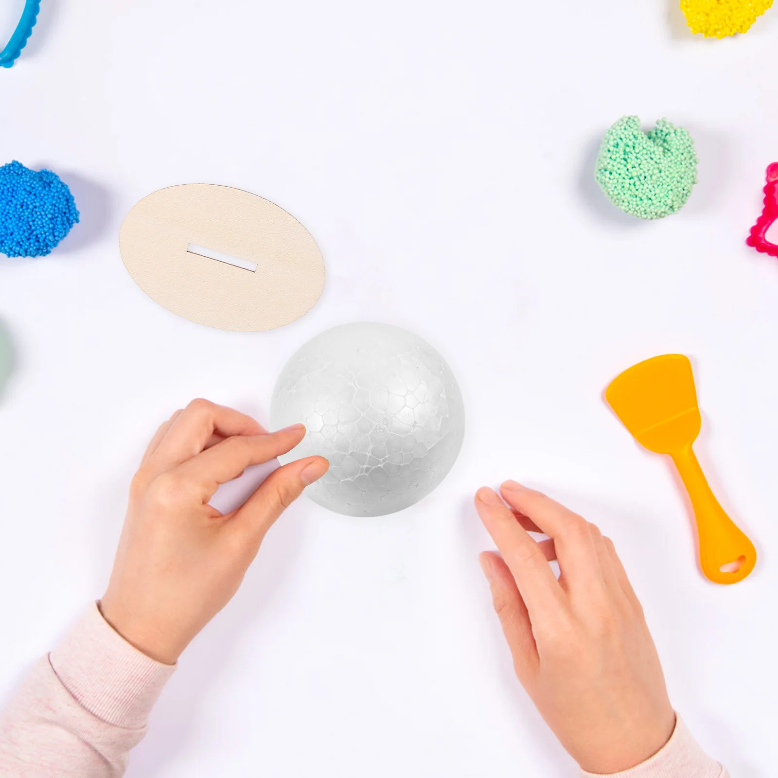 

25pcs Foam Balls White Smooth Styrophome Spheres For Diy Craft Projects Kids Painting Art Supplies Christmas Decorations Bulk