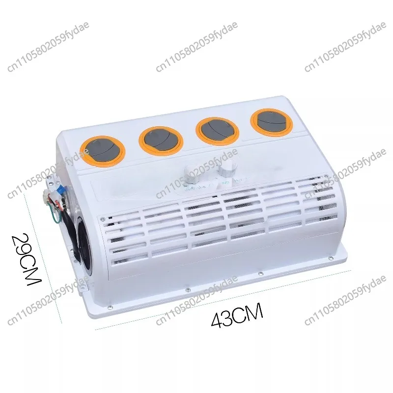 Universal Indoor Unit Vent Reinforced Electric Air Conditioner Evaporator Wall-Mounted Truck 12V/24V