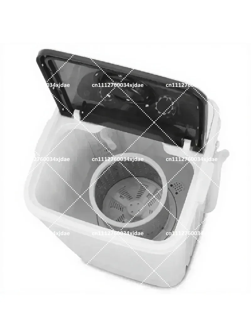 Compact Mini Washing Machine 4kg 5kg Single Tub Portable Washer with Spin Dryer Basket for Baby Clothes