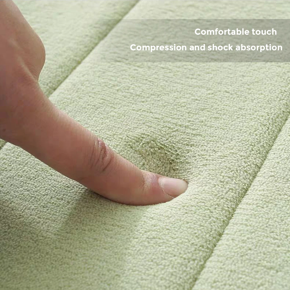 40X60CM Home Bath Mat Coral Fleece Bathroom Carpet Water Absorption Non-slip Memory Foam Absorbent Washable Rug Toilet Floor Mat