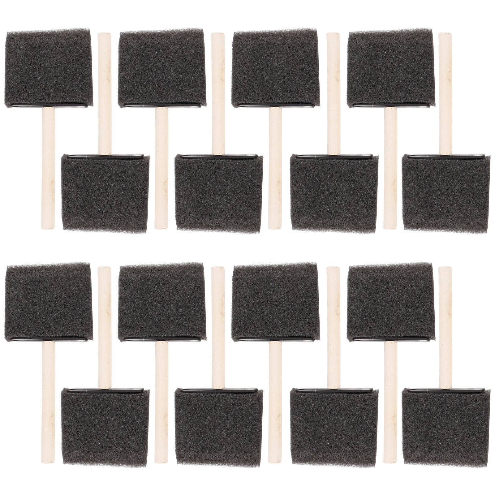 

16 Pcs Sponge Spatula Brush Brushes Sponges for s Round Painting Wood Toddler Graffiti