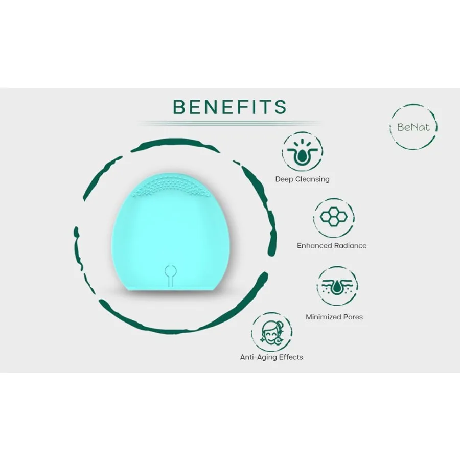 Cepillo de limpieza facial recargable