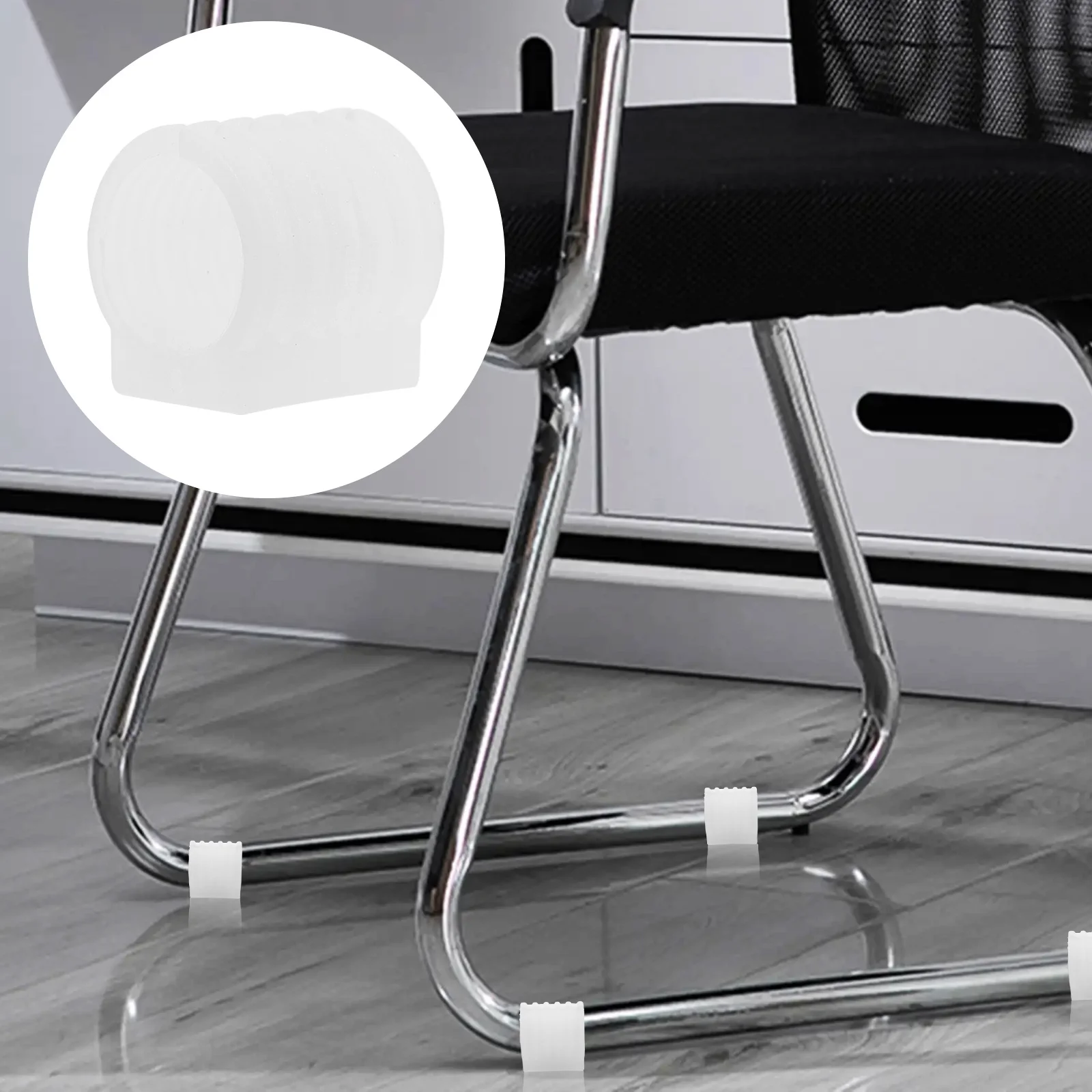 

10 шт. U-образные пластиковые заглушки для ножек стульев, защита пола, снижение шума