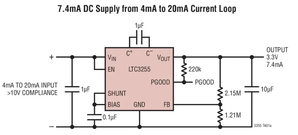 LTC3255EDD LTC3255IDD LTC3255HDD LTC3255MPDD LTC3255 - Wide VIN Range Fault Protected 50mA Step-Down Charge Pump