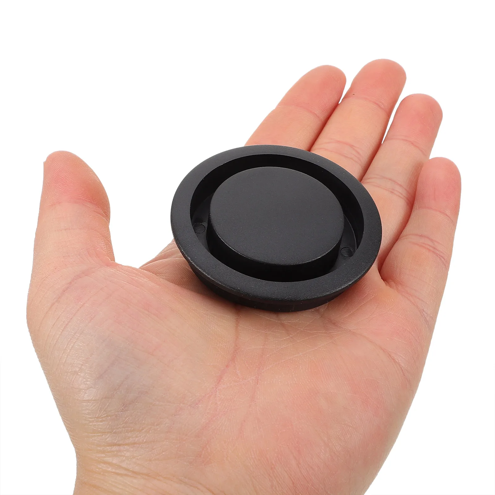 

5pcs Black Round Cover Durable Plastic Air Vent Hole Cap for Cabinet Furniture Pipe End Cap ConcealmentCircular Air Vent Cover