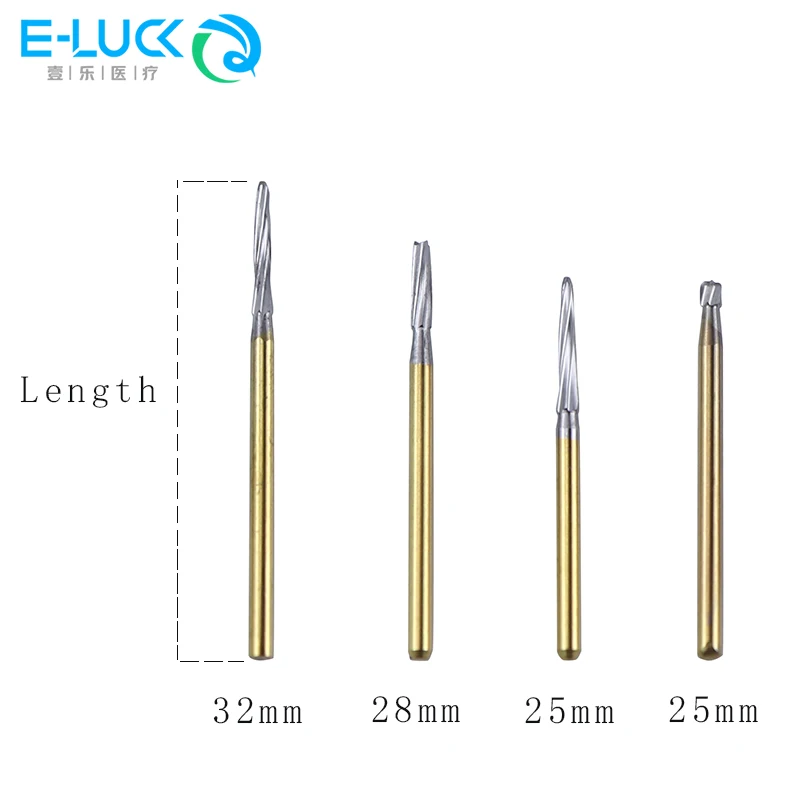 5 sztuk/pudło wiertła dentystyczne wiertła z węglika wolframu przycinanie wykończenie 1.6mm FG szybka rękojeść laboratorium kliniki