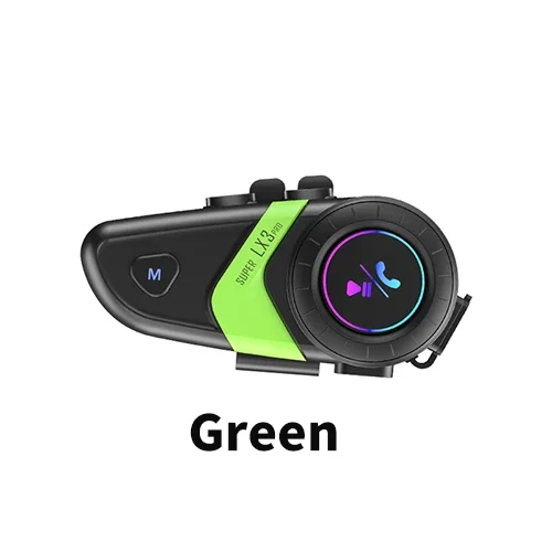 

LX3 PRO Motorcycle Intercom BT Helmet Wireless Headset 500M Talking Range