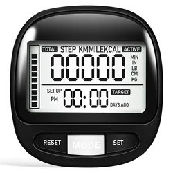 Accurate Large Screen Pedometer Podometro Step Counter For Outdoor Sports Walking Running Men Women Kids Adults Seniors