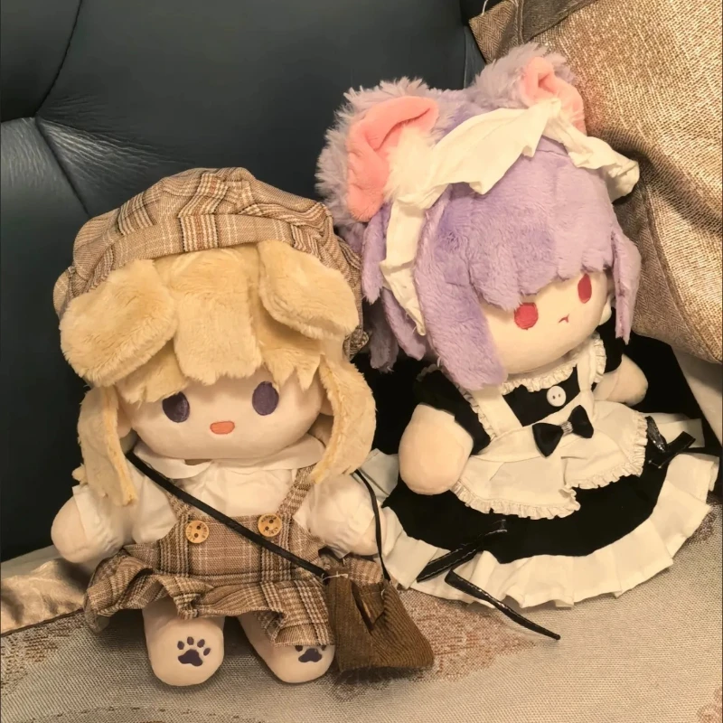 

20cm Anime Attributes Uika Kawaii Girls Cosplay Soft Cotton Doll Body Cartoon Dress Up Clothing Toy Figures Fans Collection Gift