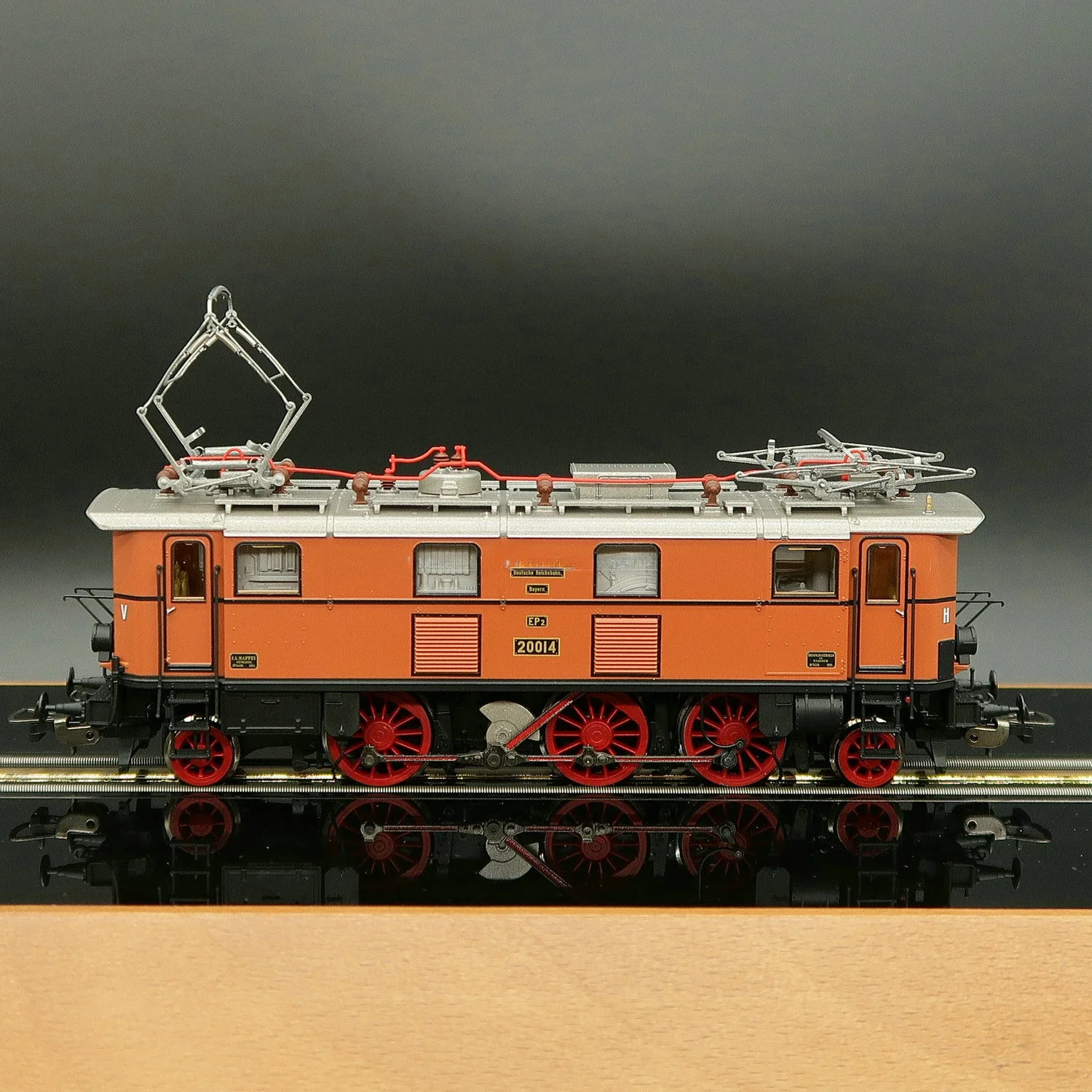 PIKO Train Model HO Type 1/87 51421 EP2 Electric Locomotive Digital Sound Effect (DCC) DRG Second Generation Rail Car Toy