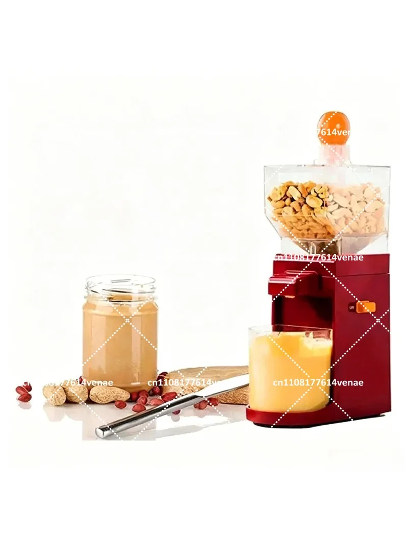 Small Automatic Peanut Butter Machine for Home Use, Nut Grinder & Cooking Machine for Almonds Cashews