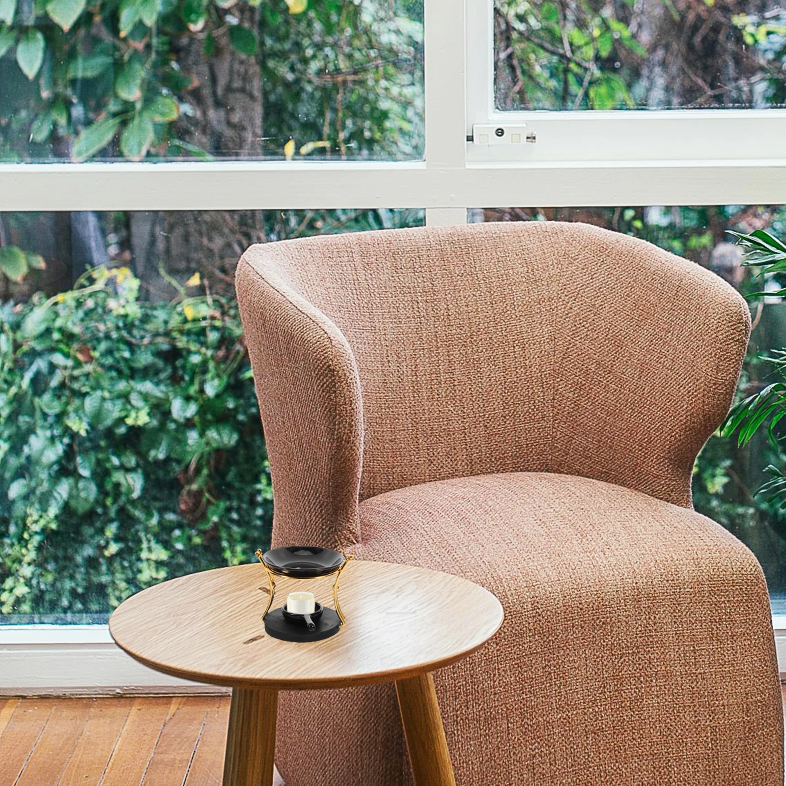 

Ceramic Tealight Holder Incense Burner Essential Oil Stand Aromatherapy Furnace Unique Craft Stable Base