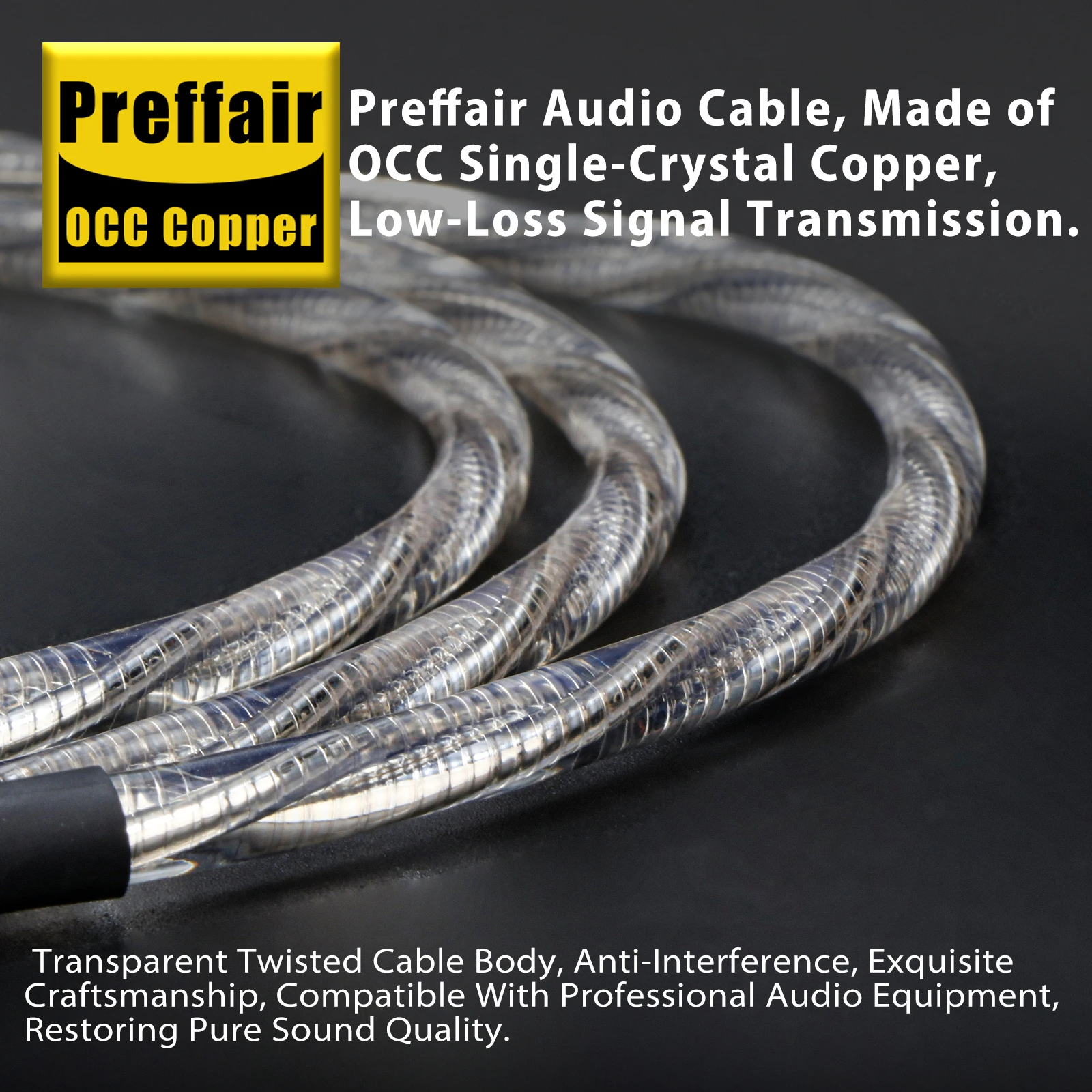 Preffair 110Ohm Hifi オーディオ XLR バランスオーディオケーブル同軸デジタル AES/EBU 相互接続ケーブルアンプフィーバーオーディオ信号ライン