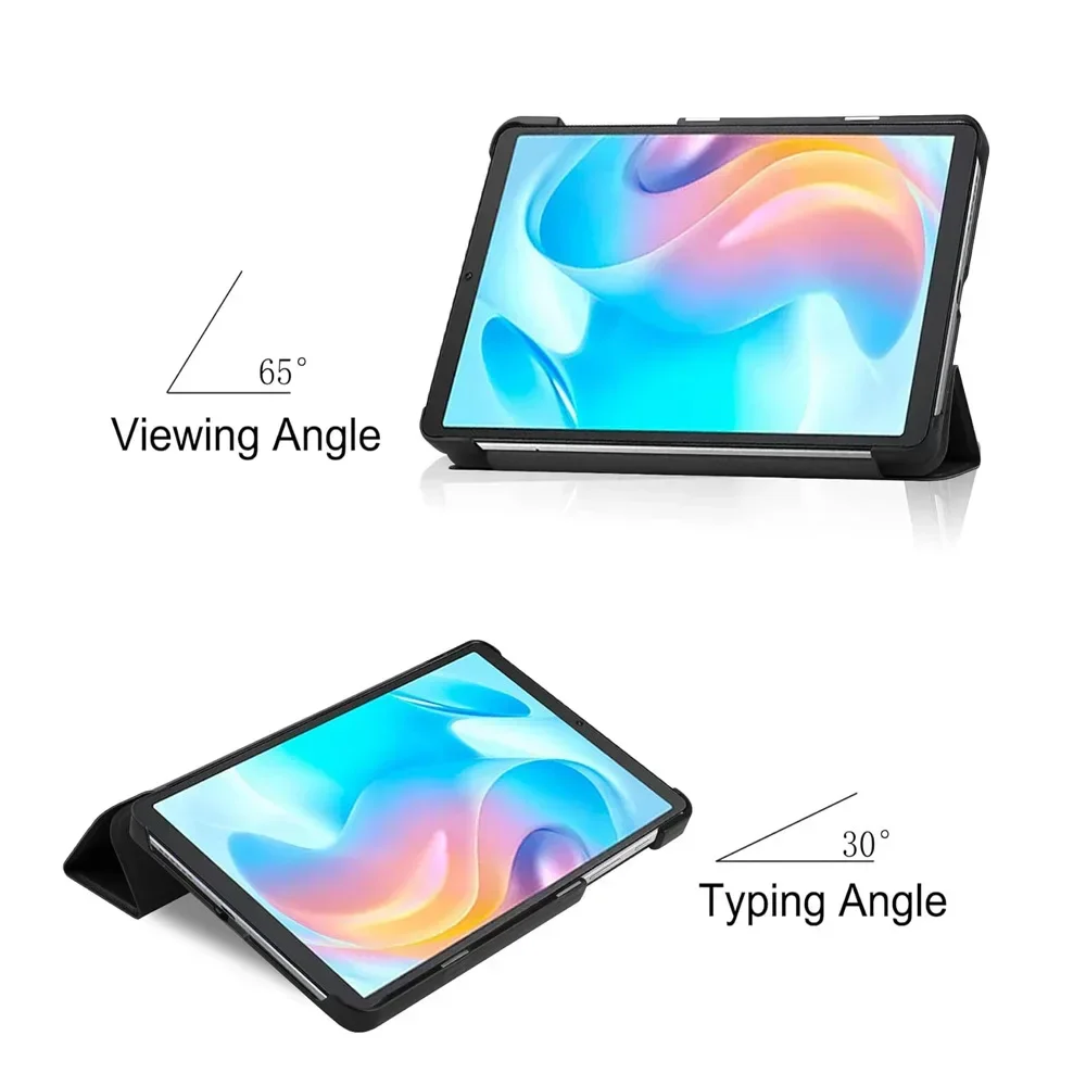 Three Fold All Inclusive Funda Protective Shell Tablet Case for Blackview Tab 60 8.68inch 2023 Magnetic Flip Cover