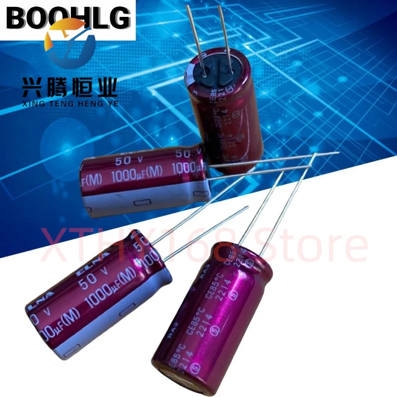 

2 шт. 1000 мкФ 50 В ELNA аудио конденсатор 50 В 1000 мкФ 12,5X25 RA3 фиолетовый красный халат