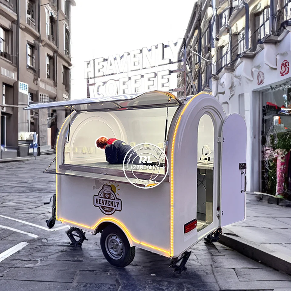 アメリカの人気屋台、移動式キッチンカー、設備完備のフードトラック