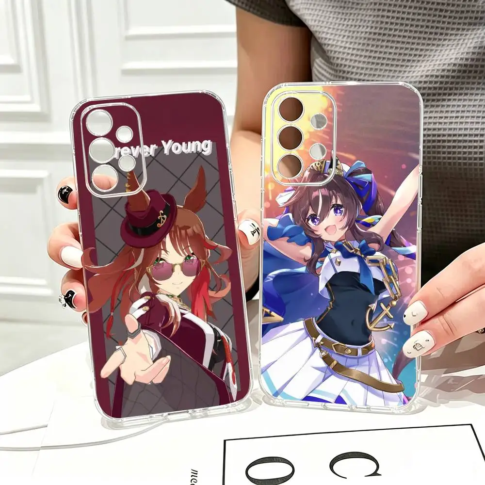 Forever-young Umamusume  Phone Case For Samsung S25,S24,S21,S22,S23,S30,Ultra,S20,Plus,Fe Transparent Cover
