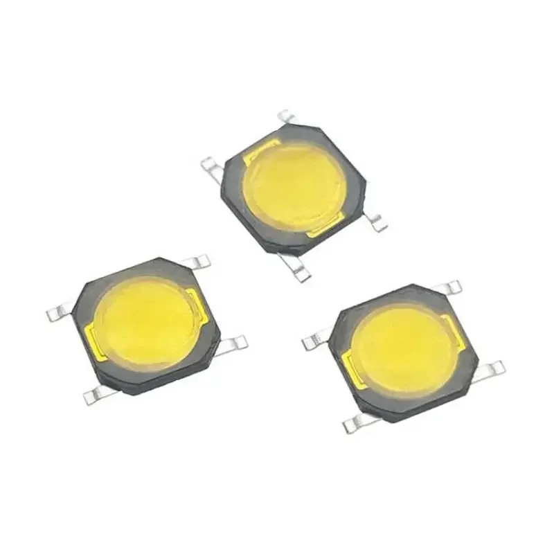 Cinta 4*4*0,8mm SMD interruptor impermeable de cuatro patas 4X4X0.8 película luz botón táctil Micro domo