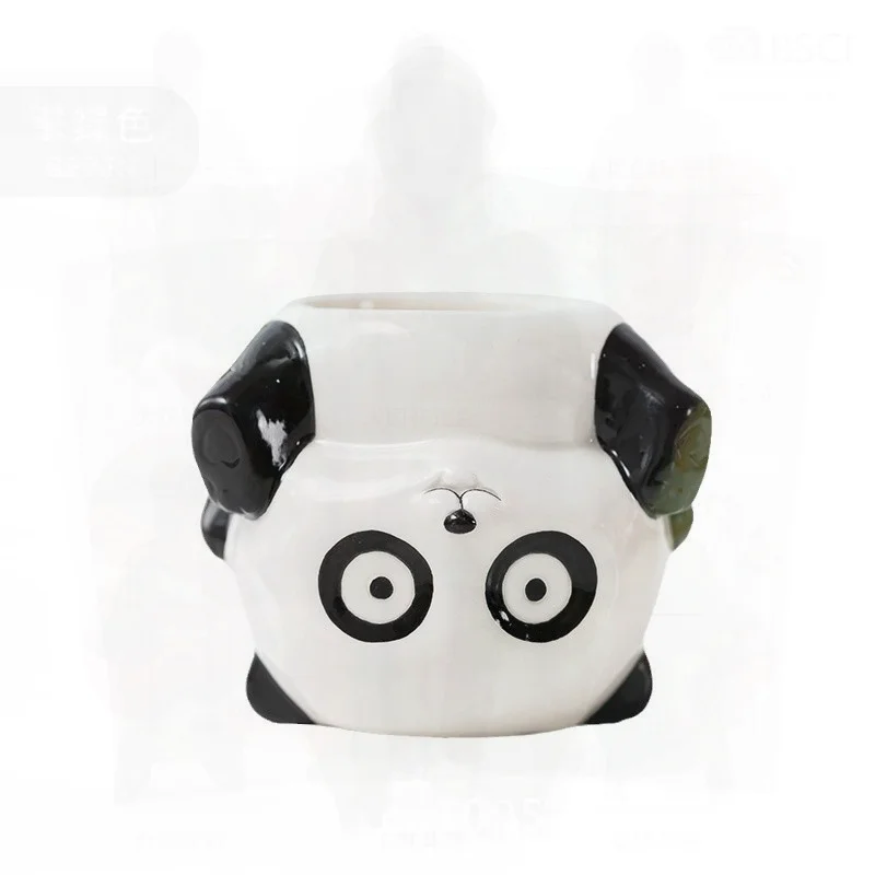

Ceramic Cartoon Flower Pot Cute Breathable Home Garden Potted Plant Simple Creative Design for Desktop Floor Standing