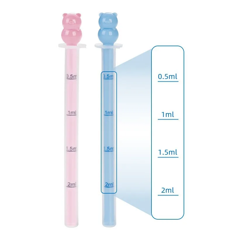 Baby Medicine Feeder Needle Feeder Children Food Grade Squeeze Dropper Dispenser Anti-Choke Medicine Dropper Pacifier