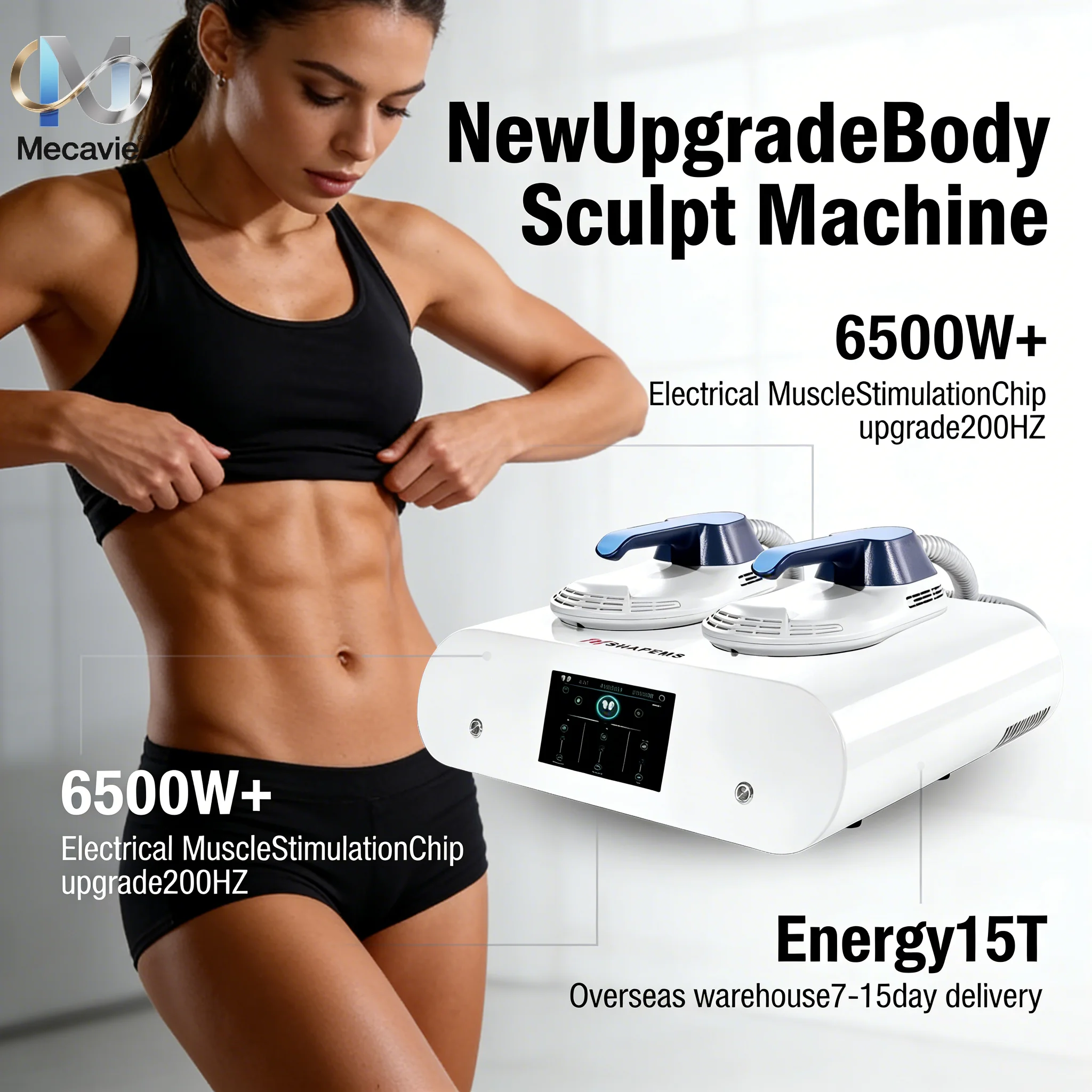 

Портативный аппарат EMSNOVA 2-в-1 для коррекции фигуры и стимуляции мышц, косметологическое оборудование для сжигания жира и снижения веса, для домашнего использования