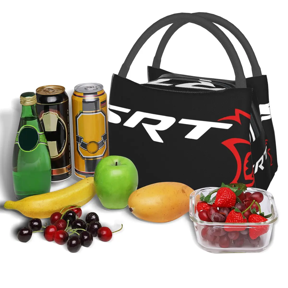 SRT Logo Portable insulation bag for Cooler Food Office Pinic Container