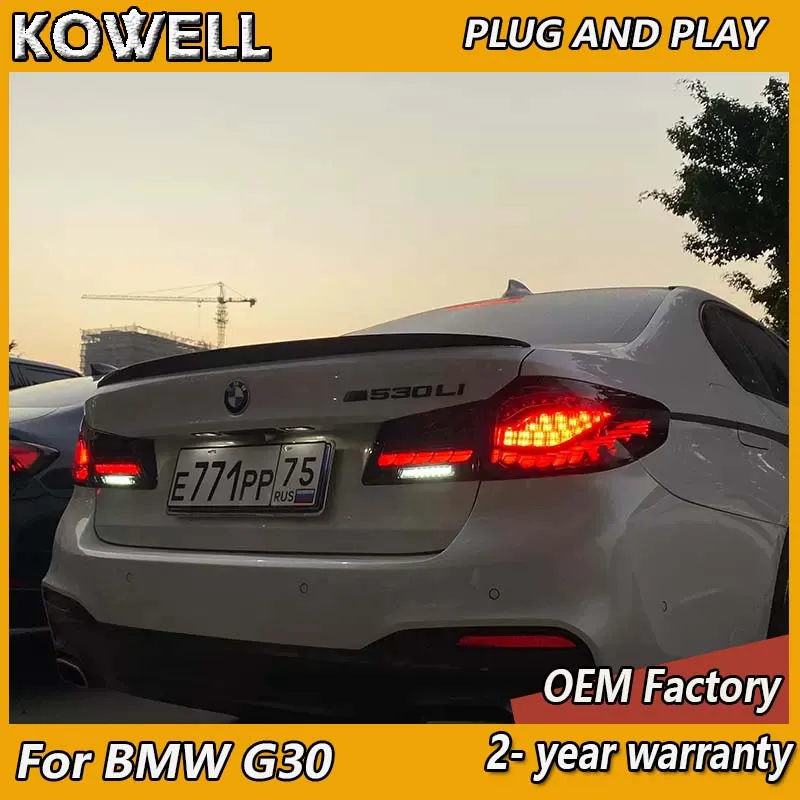 

Стайлинг автомобиля для BMW G30 Задний фонарь 2017-2020 5 серии Задние фонари 525i 530i G30 F90 525i 530i Задний DRL Противотуманный тормозной сигнал поворота