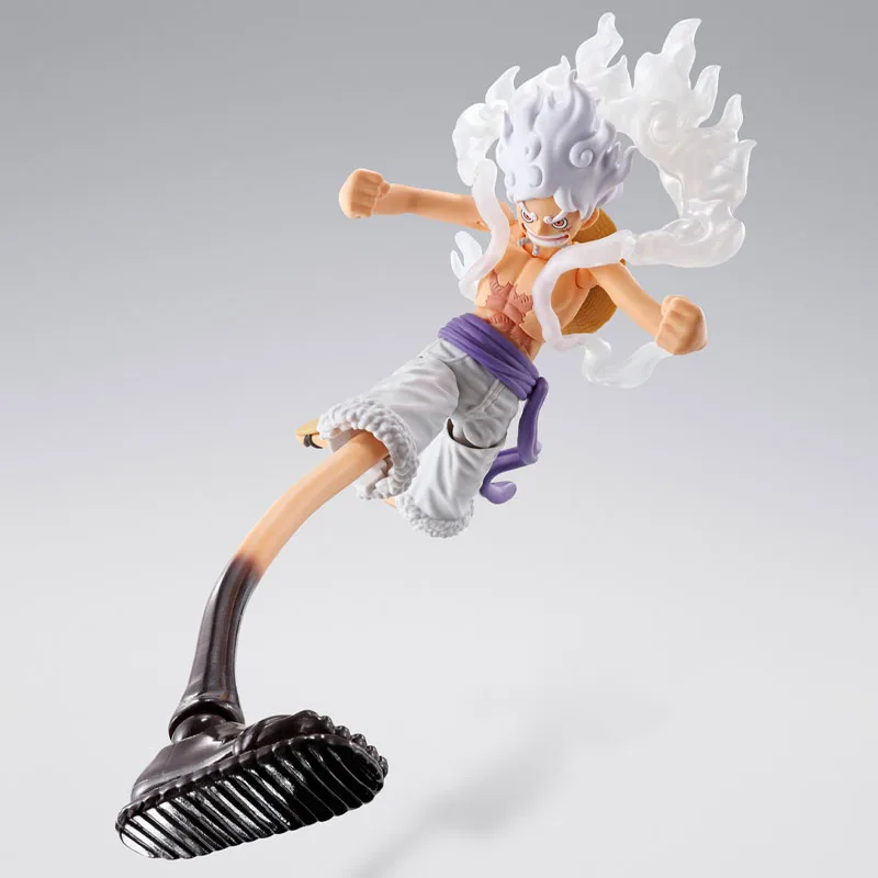 متوفر في المخزون بانداي الصندوق الأصلي S.H.Figuarts القرد D.Luffy-Gear 5 جزيرة المستقبل Egghead SHF عمل نموذج لجسم لعبة هدية للطفل