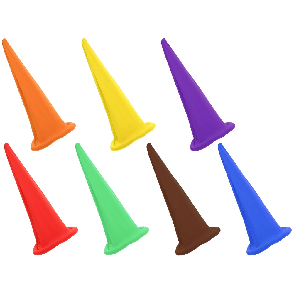 

7Pcs Gnome Hats Christmas Dwarf Costume Lightweight Comfortable Party Headdress for Masquerade Halloween Stage Performance