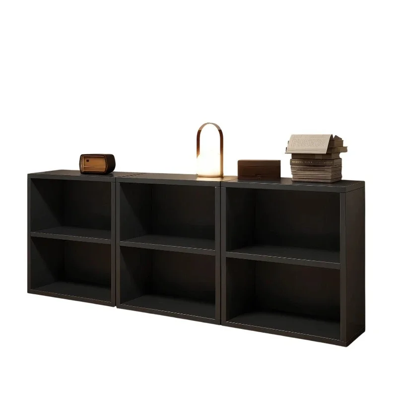 Bookcase Shelf Bedroom Kalek Medieval Black Lattice Combination Bedside