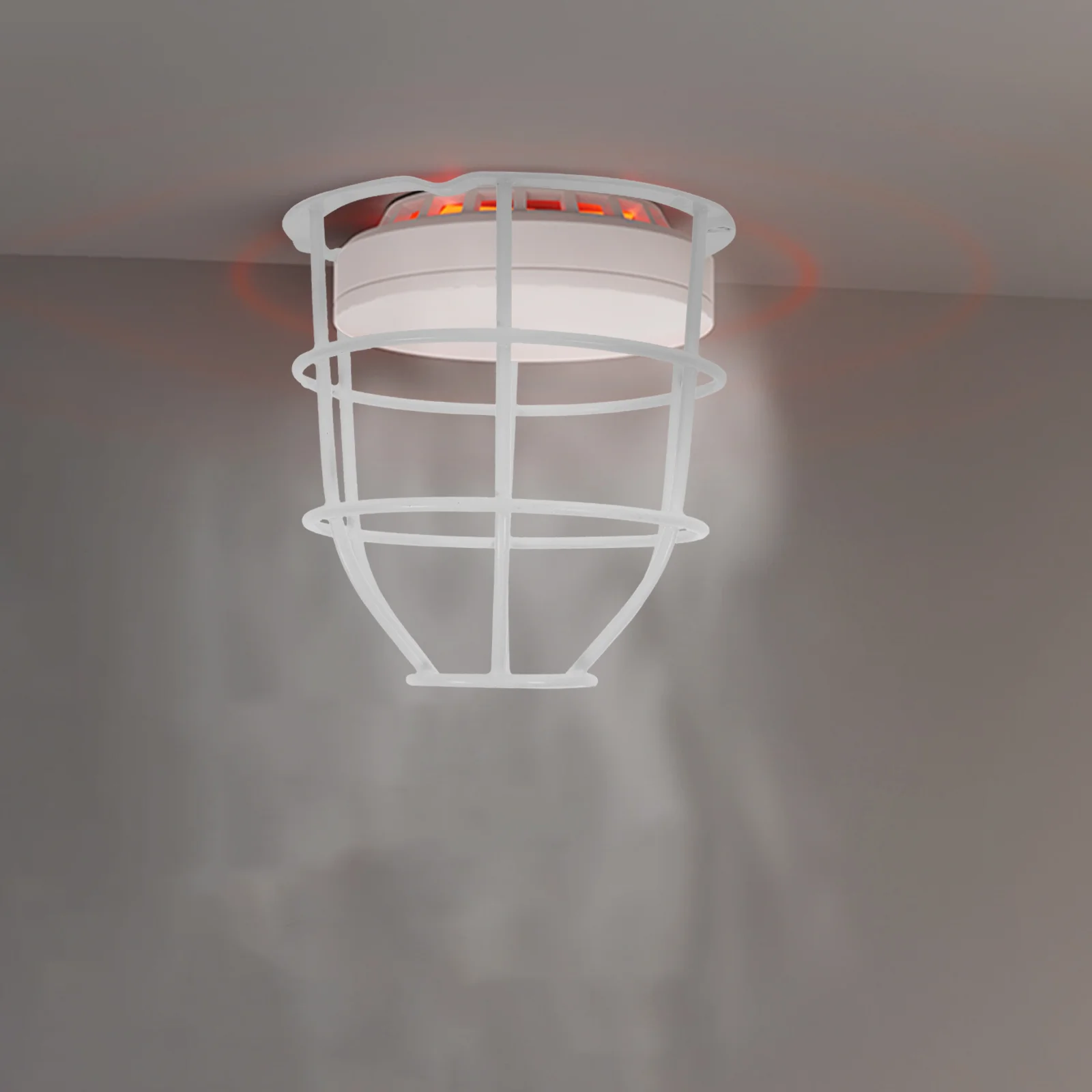 Protector de humo de pared, cubierta protectora de Metal