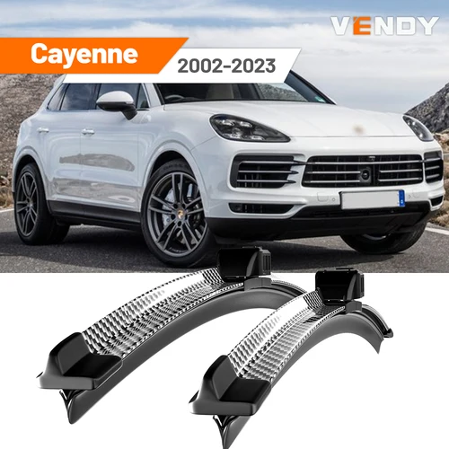 Para Porsche Cayenne 2002-2023 2003 2005 2010 2011 2012 2015 2018 2019 2020 2 uds limpiaparabrisas delantero limpiaparabrisas