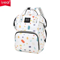 Bolsa de maternidade impermeável para múmia, Saco de fraldas de grande capacidade, Carrinho de viagem ao ar livre, Mochila, Nova moda