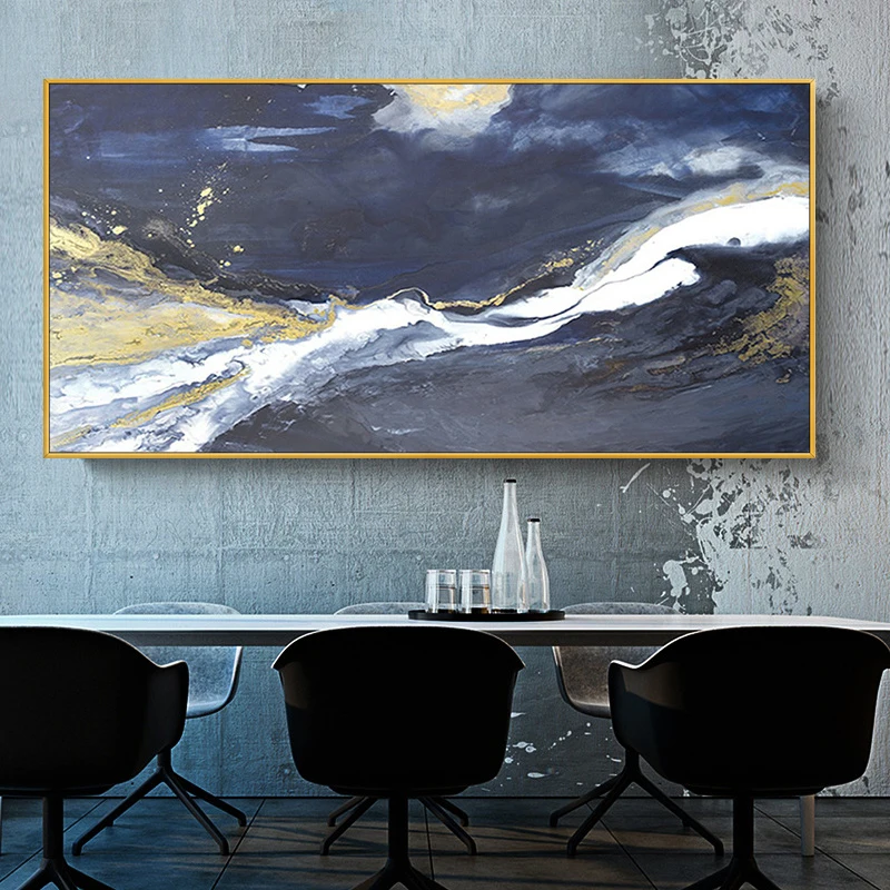 

Abstract Seascape Canvas Oil Paintings Hand Painted Marble Abstract Wall Art Canvas Seascape Beach Wall Art For Home Decoration