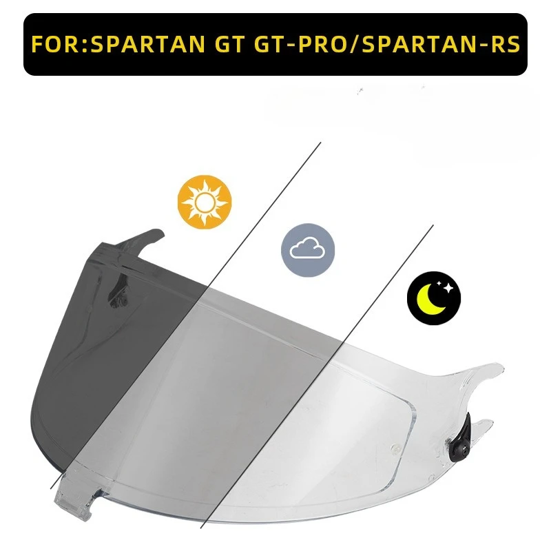Helmet Visor UV Protection Replacement Lens for SHARK SPARTAN GT GT PRO SPARTAN RS Motorcycle Helmet Shield