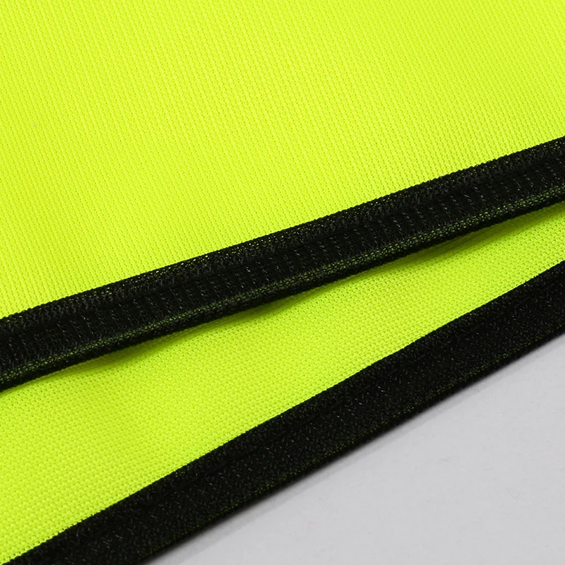 Highlight Reflective Night Work Security Running Cycling Safety Vest High Visibility Reflective Safety  Print Logo