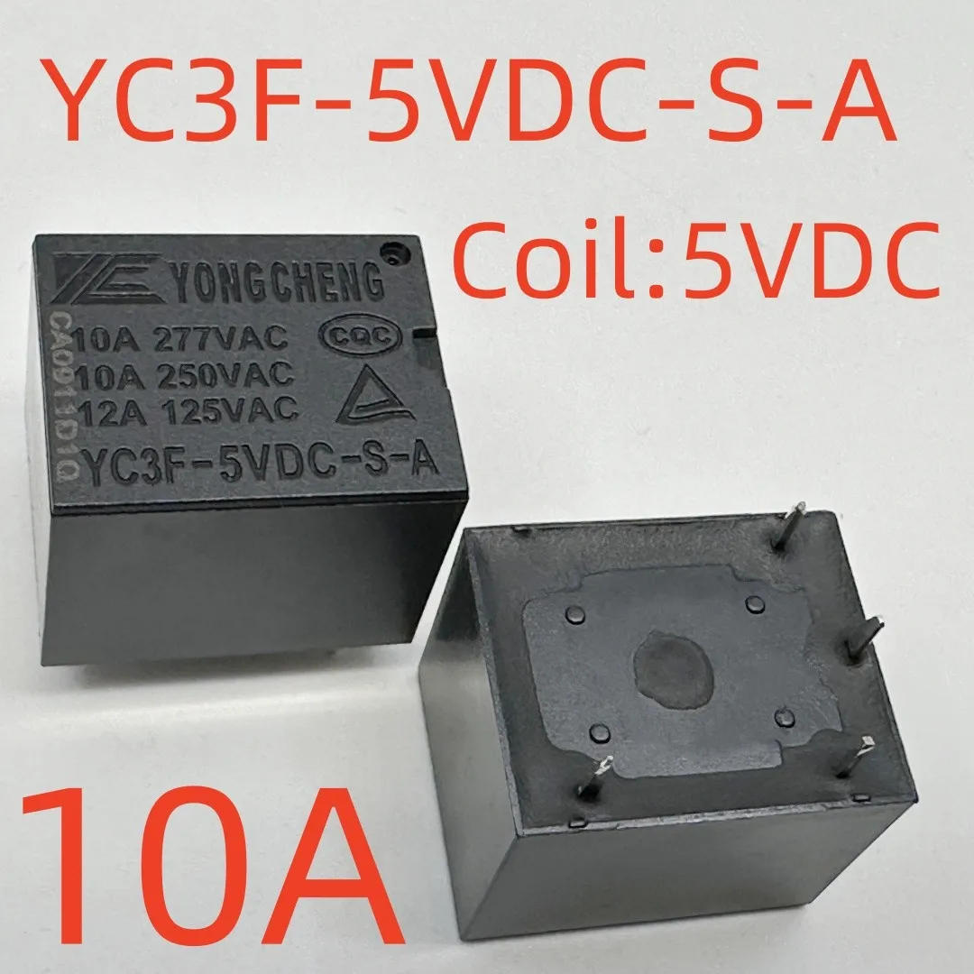YC3F 12VDC 5VDC Relay 4Pin 1A