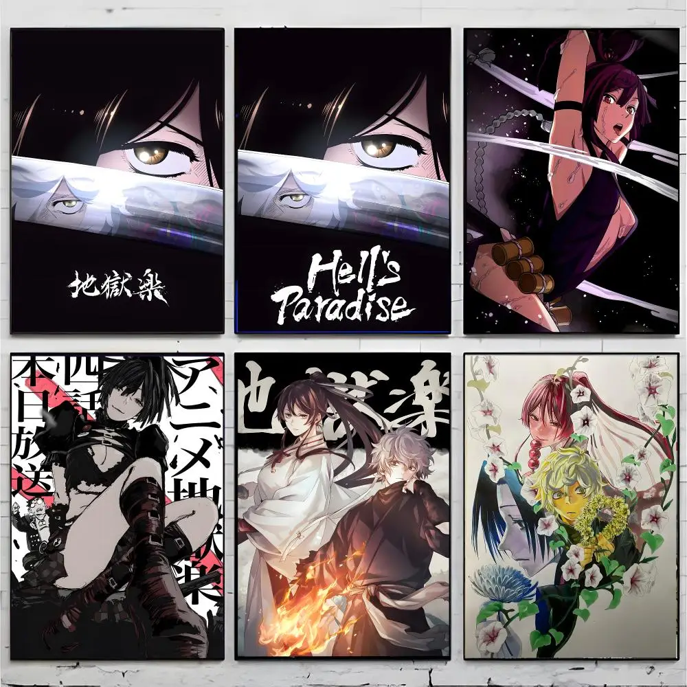 Anime Action H-Hells Paradise Poster Superior Home Space  Indoor Decorative Art & Home Decor