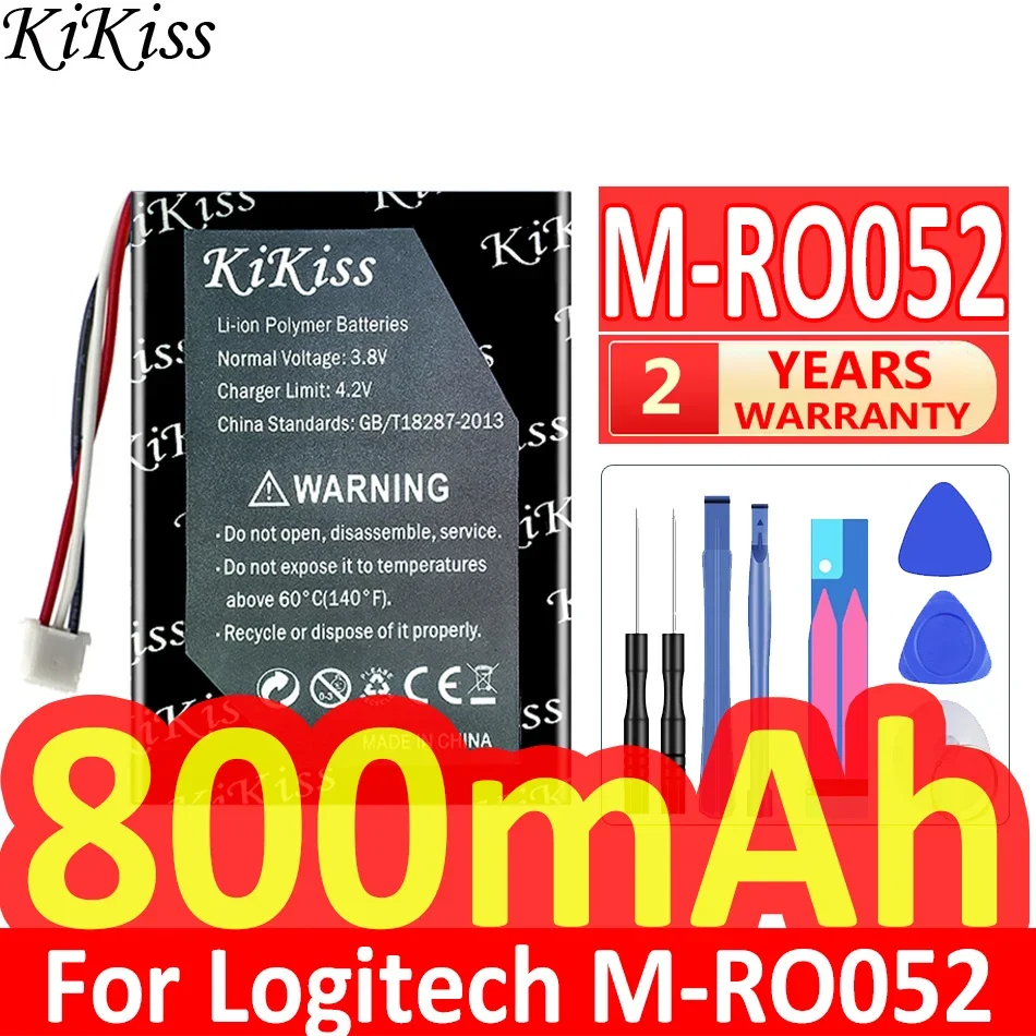 800mAh KiKiss Powerful Battery M-RO052 for Logitech M-RO052,MX Anywhere 2,MX Master,MX Master 2,MX Master 2s,MX Master 3