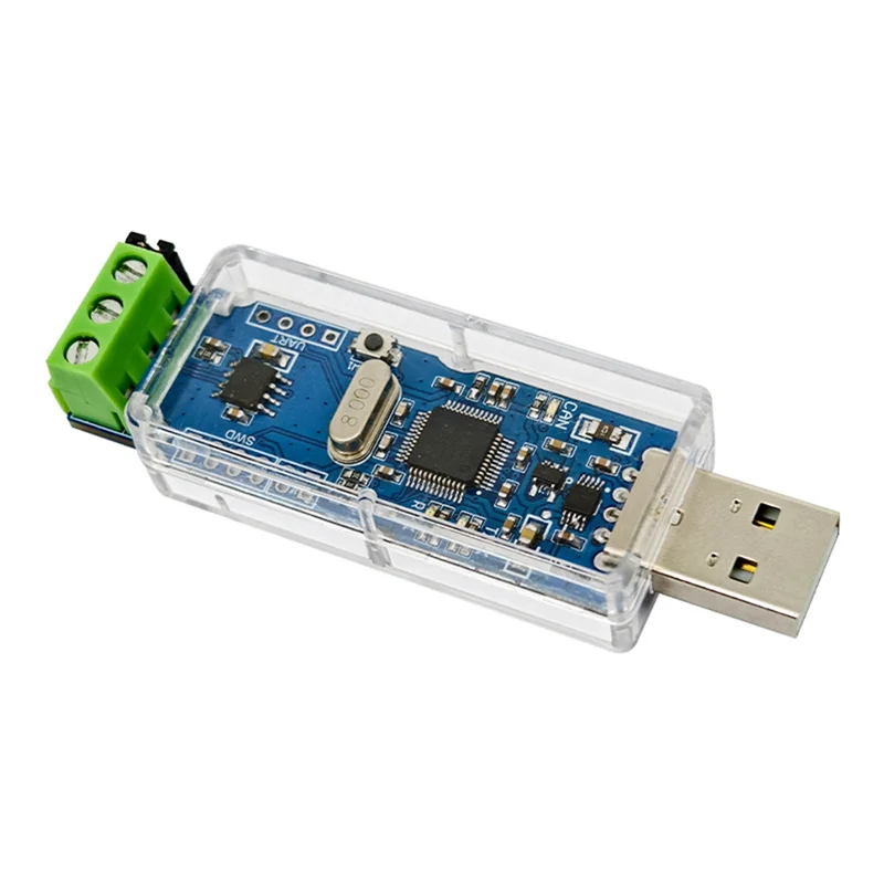 A80X-USB To CAN Canbus Analyzer Adapter Onboard Integrated CAN Transceiver TJA1051T-USB To CAN Communication Module