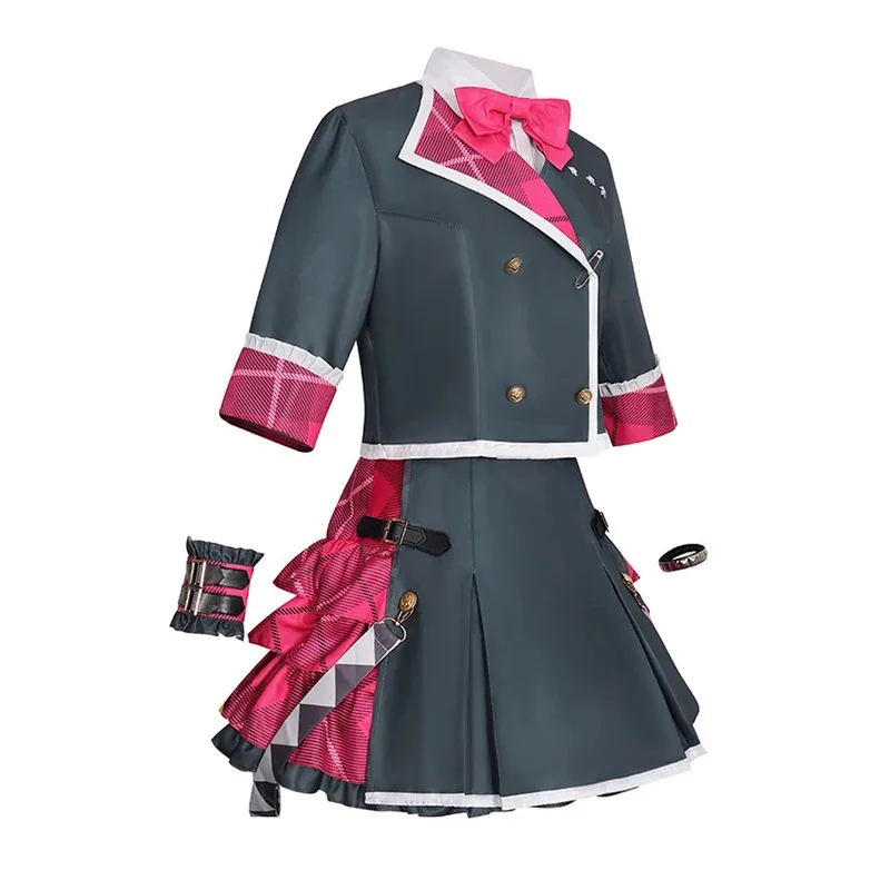 AIAI 2025Project Sekai Leo/need Coat Shirt Check Uniform Skirt New Women's Campus Dress Halloween Mikuu Cosplay Costumes ﻿