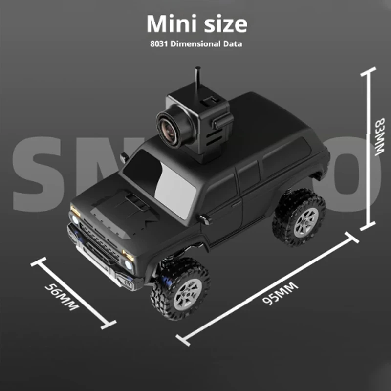 SNT 8031 4WD 2.4G 1/43 Mini FPV RC จําลองปีนเขา Off road รุ่นรถเดสก์ท็อปของเล่นรีโมทคอนโทรลรถเด็กของเล่นเด็ก