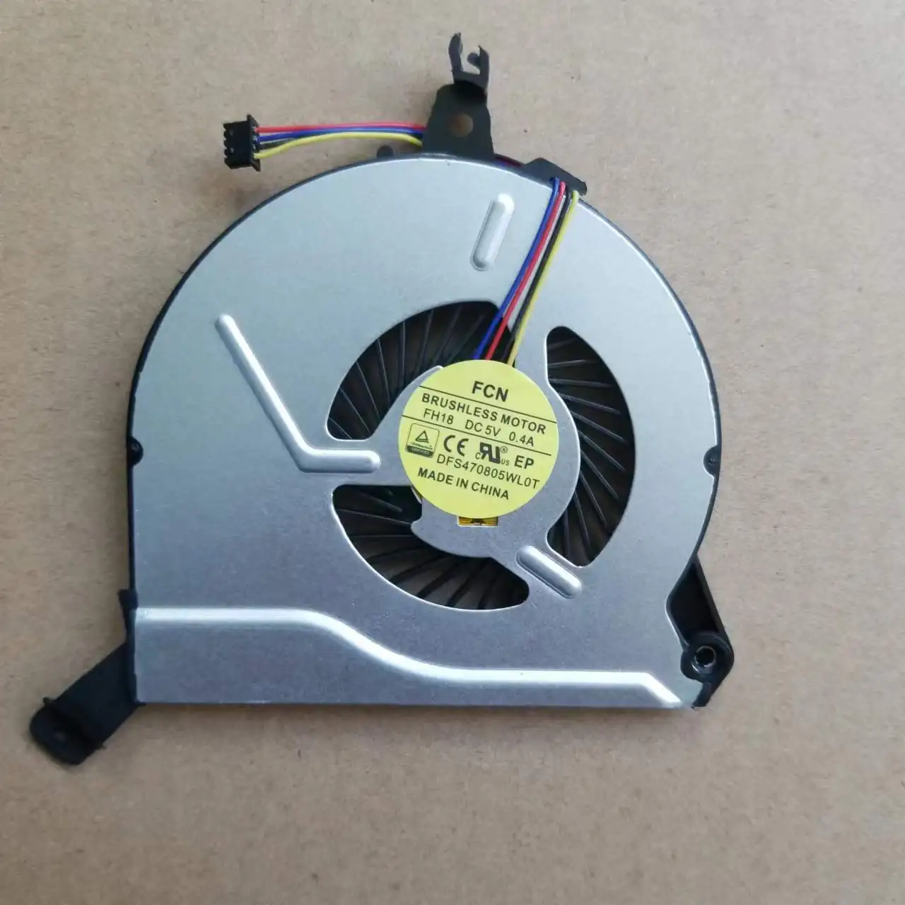 New For HP 14-P 15-P 17-P 14-V 15-V 16-V 17-V Laptop Cooling Fan 4 Wires  DC5V 0.4A