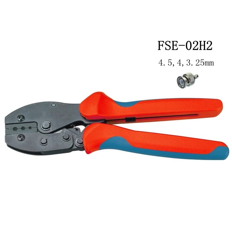 

FSE-02H2 FSE-02H FSE-02H1 FSE-05H 9'' Die Sets European Style Ratchet Crimping Plier Hands Tool For Coaxial Cable