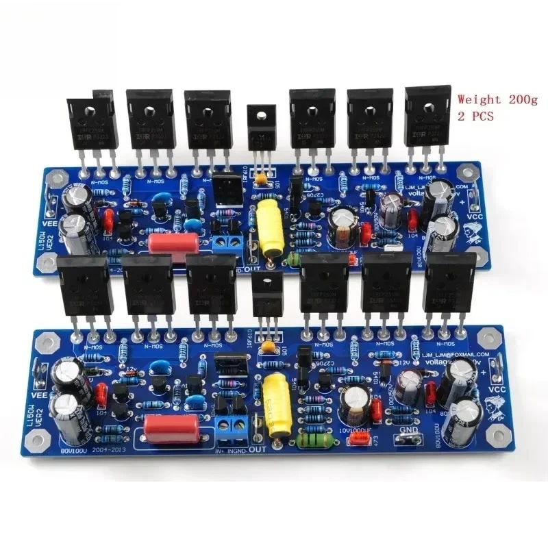 150W Amplifier Board, 6-Channel MOSFET Finished Amp Module for Home Audio System