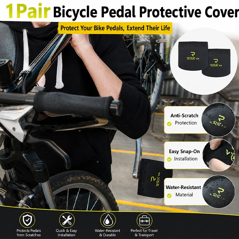 Comincia Bicycle Pedal Cover Dust Proof Protector Scratch-Resistant Anti-Slip Mtb Road Bike Pedal