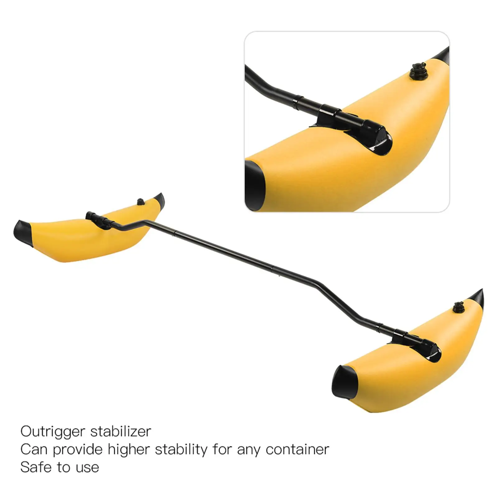 PVC Inflatable Boat Kayak Stabilizer Outrigger Kit - Canoe Balancing Accessory