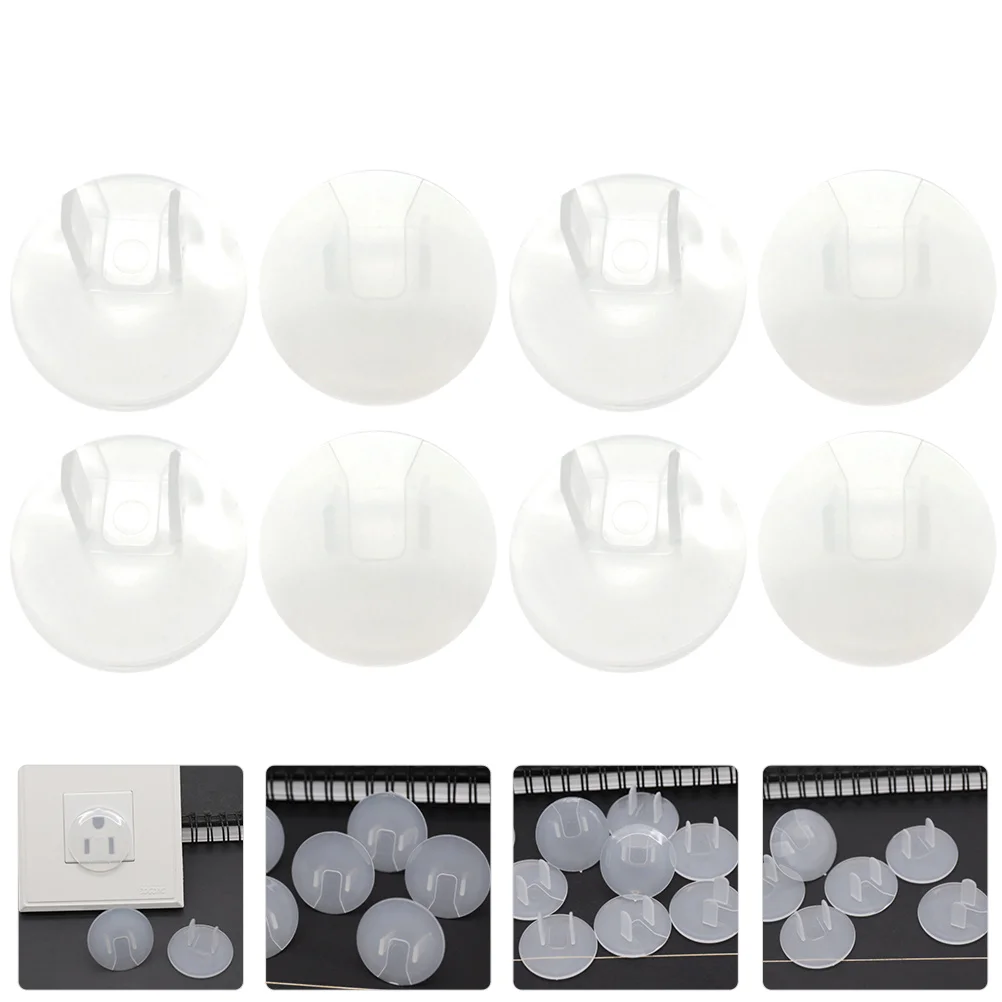 

20pcs Outlet Covers Socket Protection Transparent ABS Baby Proofing Plug Child Safety Protector Anti Electric Shock