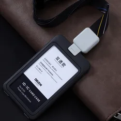 Lanyard Card Holder Removable Reel Holder Employee ID Card Luxury Credentials Holder Business Photocards Holder Accessories